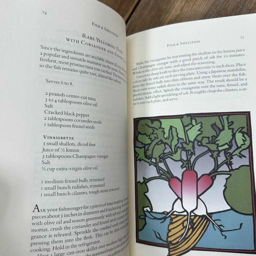 First Edition 1999 Chez Panisse Café Cookbook by Alice Waters.